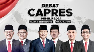 LIVE  Debat Pertama Calon Presiden Pemilu 2024 [upl. by Enaile]