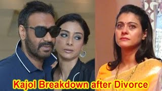 Kajol Breakdown on Divorce With Ajay Devgan after 24 years of Marriage [upl. by Tonnie]