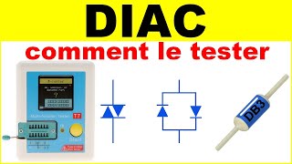 Comment tester un diac électronique avec le testeur LCR T7  diac testing with LCR T7 tester [upl. by Shaver]