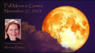 November Full Moon in Gemini on November 27 2023 7 ½ minutes [upl. by Ayekim]