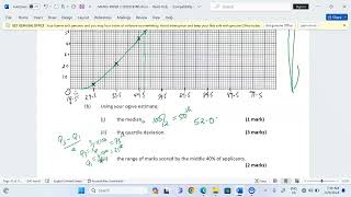 STATISTICS OGIVECUMULATIVE FREQUENCY CURVE [upl. by Meta]