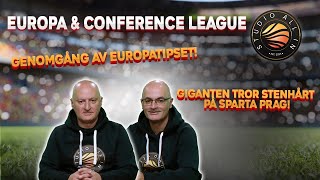 Genomgång av Europatipset  Europa amp Conference League [upl. by Ainot150]