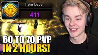 How I Went From 60 To 70 With 411 iLvl In 2 Hours [upl. by Cuthbert]