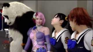 Tekken Tag Tournament 2  Xiaoyu Panda amp Alisa Ending Movies [upl. by Aicel]