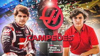 FOMOS CAMPEÕES F1 VIRTUAL GP DE INTERLAGOS COM PIETRO E ENZO FITTIPALDI [upl. by Lednic]