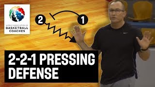 221 Pressing Defense  Brendan Mann  Basketball Fundamentals [upl. by Whallon]