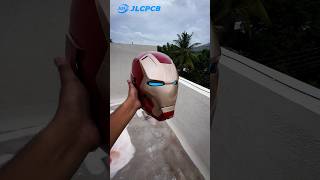 MK42 Iron Man Helmet Creation Part3 shorts jlcpcb [upl. by Ynnohj782]