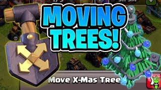 MOVING XMAS TREES AND GETTING LOOT  quotClash of Clansquot [upl. by Braasch]