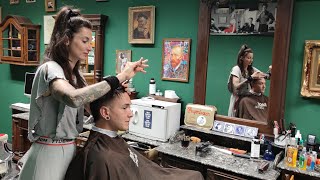 Ultimate ASMR Haircut Experience Snip Snip amp Relax – Unwind with Every Cut [upl. by Norvun]