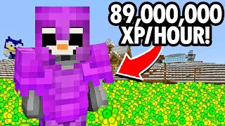 I Built the Worlds Fastest XP Farm in Minecraft Hardcore [upl. by Annabella]