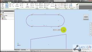 1 MS  Membuat Garis di Inventor Creating Line in Inventor [upl. by Jeane]