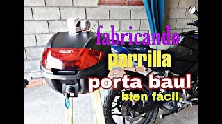 fabrico parrilla porta baul  Ns 200  pulsar  Rouser [upl. by Skoorb243]