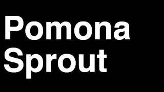 How to Pronounce Pomona Sprout Professor Harry Potter Books Movies Cast Characters Runforthecube [upl. by Annirtak970]