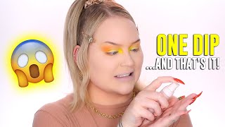 ONE DIP Makeup Challenge OMG  NikkieTutorials [upl. by Marley706]