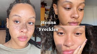 how to achieve perfect henna freckles every time [upl. by Pool]