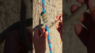 How to Tie The Schwabisch Friction Hitch [upl. by Nedyaj]