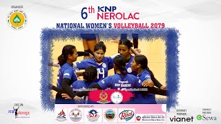 New Diamond vs APF  6th KNP Nerolac National Womens Volleyball  न्यु डायमन्ड विरुद्ध एपिएफ [upl. by Miller]