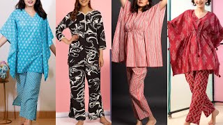 100 Latest Night Suit Ideas For Girls 2024  Comfortable dress for nightwear [upl. by Brink]