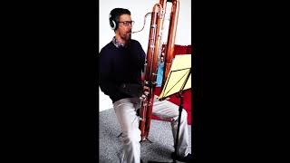 Telemann Sonata in F Minor for Bassoon performed on contrabassoon [upl. by Derril873]