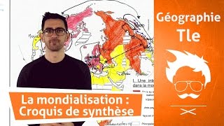 Carte Géographie  Les territoires inégalement intégrés dans la mondialisation [upl. by Danyette]