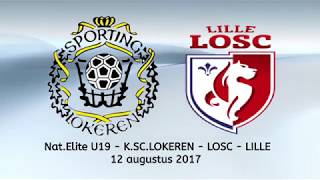 K SCLokeren  LOSC Lille  NatElite U19 [upl. by Renard]