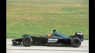 2001 February 03  Fernando Alonso drive 2000 Minardi M02  Vairano [upl. by Lissi]