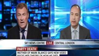 Sky News 6th Sept 2010 Pete Doherty flees dying Mark Blanco [upl. by Hardie361]