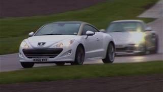 Economy test Peugeot RCZ vs Porsche 911 [upl. by Ennairak]