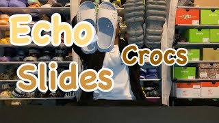 Echo Slides x Crocs Review  on foot [upl. by Namrak349]