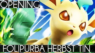 Pokemon Folipurba GX Herbst Tin Box 2018 Opening Unboxing [upl. by Faustine234]