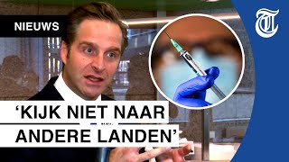 Kritiek op vaccineren De Jonge reageert [upl. by Kecaj35]