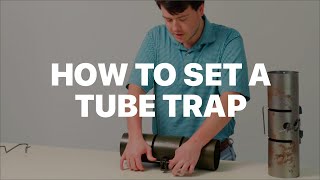 How to set a squirrel tube trap with and without the setting tongs [upl. by Toshiko421]