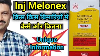 Melonex Injection Veterinary uses in hindi मेलोनेक्स इंजेक्शन पशु चिकित्सा उपयोग Ramawat vets [upl. by Avlasor494]