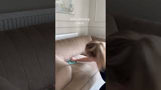 Sofa cleaning hack cleaningroutine cleantok cleaningtime asmrcleaning cleaningmotivation [upl. by Trudnak]