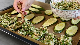 Ich habe diese Zucchini den ganzen Sommer über gemacht Sie sind so lecker Rezept [upl. by Artap]