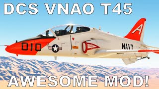 VNAO T45 Goshawk  REAL PILOT  Full Flight  First Impressions  DCS World [upl. by Seiter242]