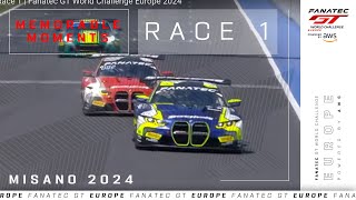 Valentino Rossi WINS Dramatic Finish  Misano Race 1  Fanatec GT World Challenge Europe 2024 [upl. by Ettigdirb]