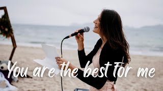 You are the best for me  LIVE hochzeitslied Lia Reyna [upl. by Strickland]