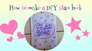 How to make a DIY slam book [upl. by Bicknell]