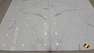 White Statuario marble  Satvario italian marble  The Infinity Marble [upl. by Ainoz]