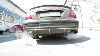 Mercedes E55 AMG stage 2  exhaust sound [upl. by Senn]