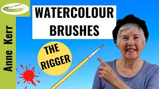 Watercolour Brushes The Rigger Hints amp Tips on How to Use This BrushThe Different Types Explained [upl. by Nauquf51]