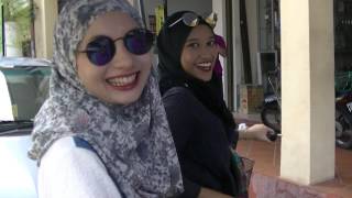 Cute Malay Girls Georgetown Day 3 Penang 3 February 2017 [upl. by Berkly]