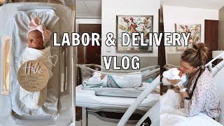 LABOR amp DELIVERY VLOG  OUR 4TH BABY [upl. by Neirad]