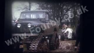 Cuthbertson Land Rover Recovers a Land Rover Prototype Tractor c1964 Packington [upl. by Powel]