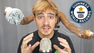 ASMR FASTEST HEAD MASSAGE  WORLD RECORD [upl. by Wende62]