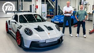 FIRST LOOK New Porsche 911 GT3 RS 992  518bhp £195k and DRS  Top Gear [upl. by Atnoek]