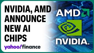 Nvidia and AMD announce next generation AI chips as competition heats up [upl. by Neleag]