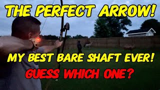 The Perfect Arrow  My Best Bare Shaft Ever Guess Which One [upl. by Aihsyn]