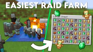 Easiest AFK Raid XP Farm Minecraft Bedrock 121 [upl. by Mcmath321]